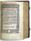 DECIO, FILIPPO. De regulis juris. 1528 + DINO DEL MUGELLO. De regulis juris. 1530. In contemporary English binding with royal arms.